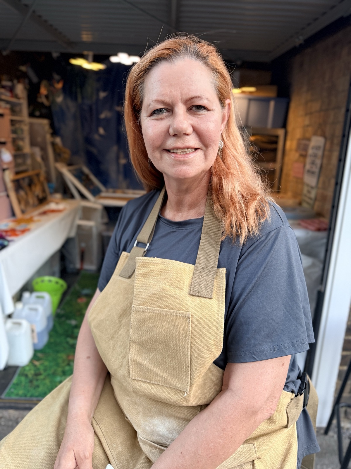 Retha, the maker behind Upon The Clouds, in Leigh-on-Sea